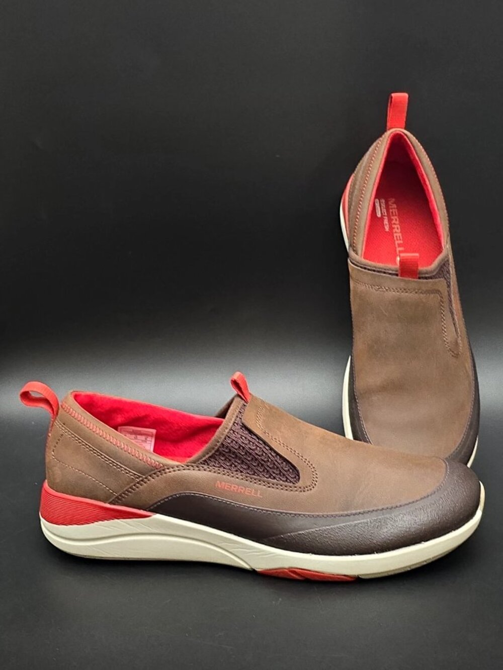 Merrell Applaud Brown Moc Slip-on Shoes Bracken J02284 Women’s Size 9